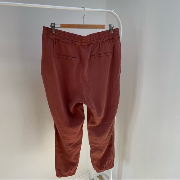 Old Navy High Waisted Twill Jogger Dusty Rose Size L - Picture 4 of 7